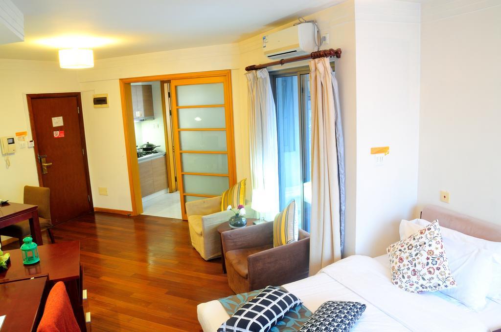 Shanghai Kingland Serviced Apartment מראה חיצוני תמונה