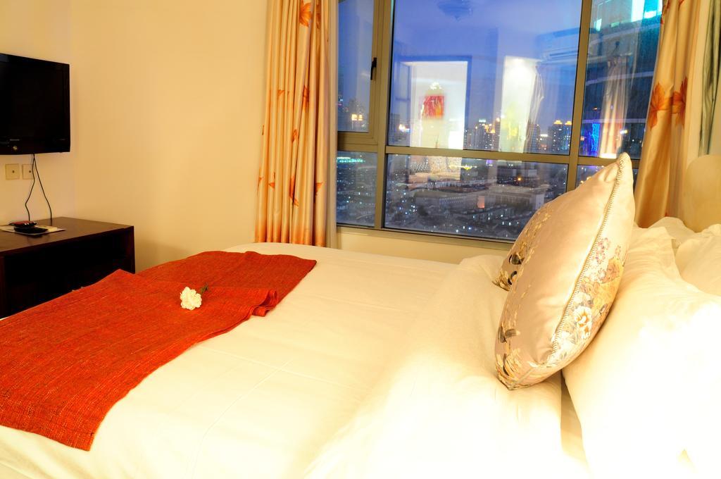 Shanghai Kingland Serviced Apartment מראה חיצוני תמונה