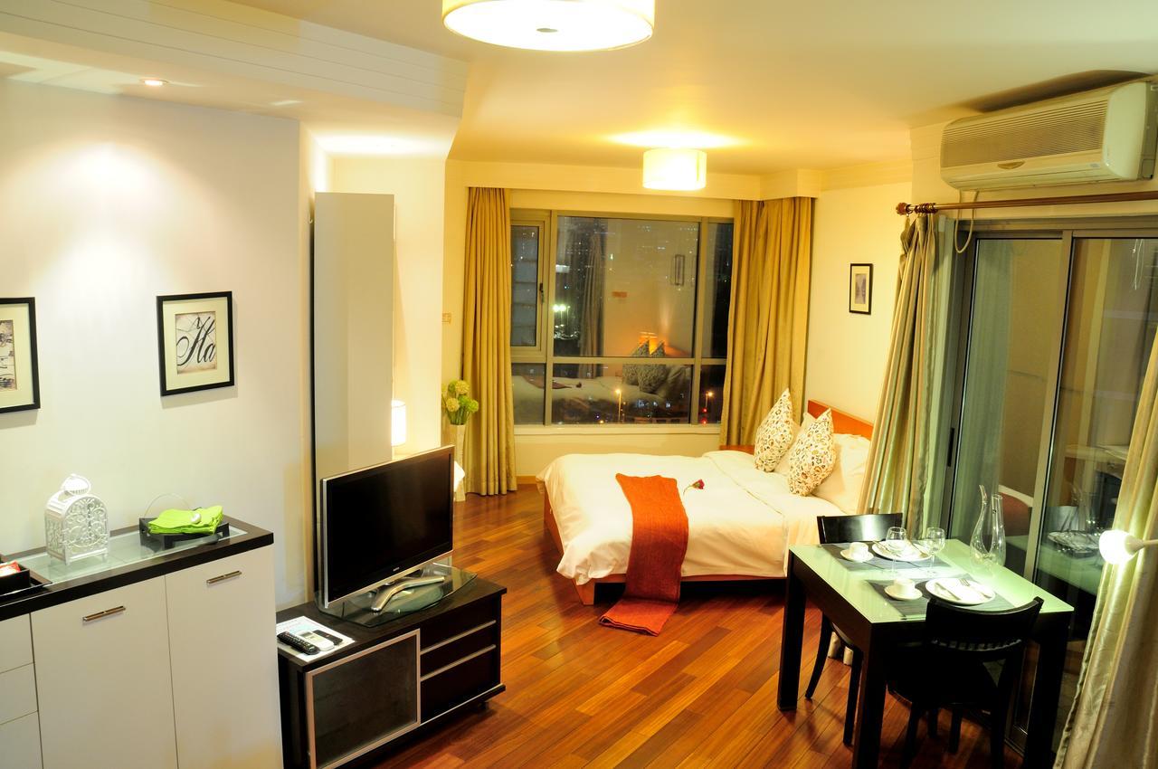 Shanghai Kingland Serviced Apartment מראה חיצוני תמונה